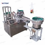 Mesin Pengisian Gam Super 502 Pelekat Bendalir Rotary Filler Capper Machine