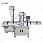 Mesin Penutup Skru Chuck Botol Tunggal Servo Linear Automatik