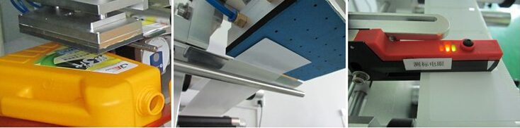 Mesin Pelabelan Beg Plastik Beg Muncung Separa Automatik Untuk Permukaan Rata