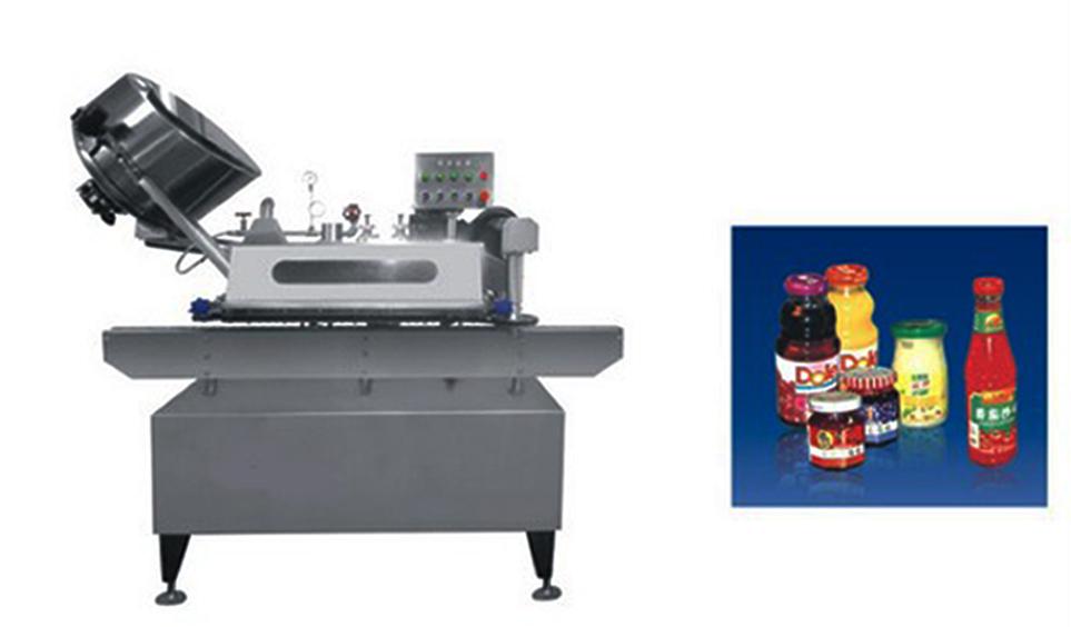 Button-controlled system glass Jar twist off Steam Capper equipment vacuum capping machine for sauce mesin penutup vakum terkawal dipusingkan.jpg