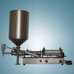 Mesin Pengisian Madu Mentega Kacang Kelikatan Tinggi Dengan Corong Bertekanan