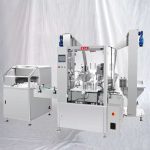 Mesin Pelabelan Penutup Pengisian Botol Kecil Cecair Dengan Unscrambler