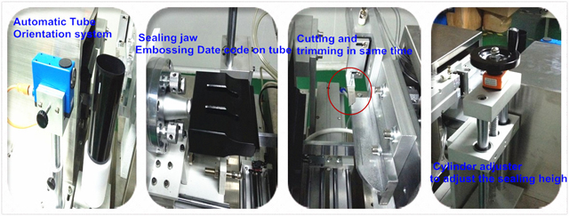 Ultrasound sealing machine for tubes Pengedap Tiub Ultrasonik