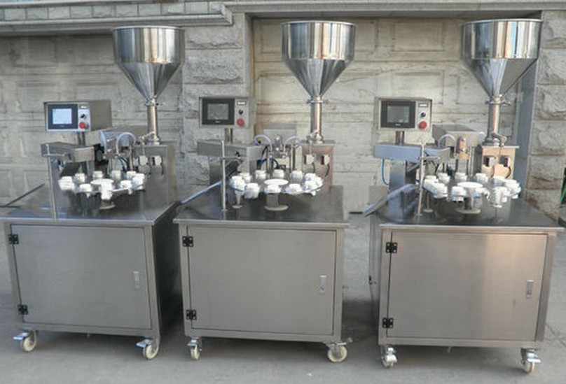 tiub berputar mengisi mesin pengedap ultrasonik separa automatik