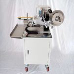 Aplikator Label Bendera Semi Automatik Untuk Pembungkusan Makanan Binatang Tulang Anjing