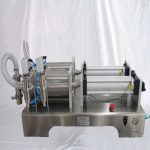 Minyak Gear Pneumatik Dua Kepala 5000ml Mesin Pengisian Semi Automatik